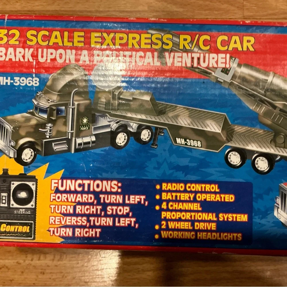 MH-Toys 1/32 RC radio control trailer super express with working headlights